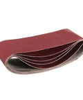 Heavy Duty 75 X 457 mm Sanding Belts 3 Pcs Wood Polishing Abrasive Paper 80 To 320 Grit, showcasing durable sandpaper for woodworking.
