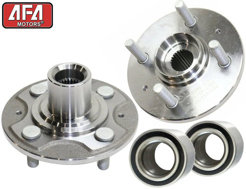 Honda Civic Front Wheel Bearing Hub Assembly Bolt On Kit 2001 2002 2003 2004 2005 2 Pack With 4 Lugs Replace 930-456 510030