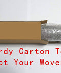 Beefy Industrial Grade Electromagnetic Shielding Titanium Mesh 8 Mesh roll partially unpacked from a protective carton.