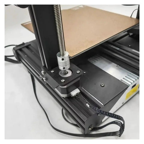 Close-up of Beefed Up Dual Z Axis Lead Screw And Motor Upgrade Kit for Kobra Go and Kobra 2 Neo 3D Printers with Y Type Cable