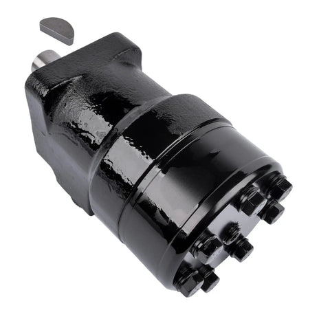 Beefed-Up Hydraulic Motor Replacement For Eaton Char-Lynn H Series 4 Bolt Mount 101-1004-009 shown with 1 in straight shaft