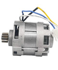 Hella Powerful Brushless Motor Electric Circular Saw Featuring A Blazing Fast Speed Rotor and Heavy Duty Cord for tough lumber jobs, close-up of rotor motor.