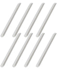 Eight-pack heavy duty adhesive drawer slides for cabinets and furniture, bottom mount rails with ultra smooth ball bearing glides.