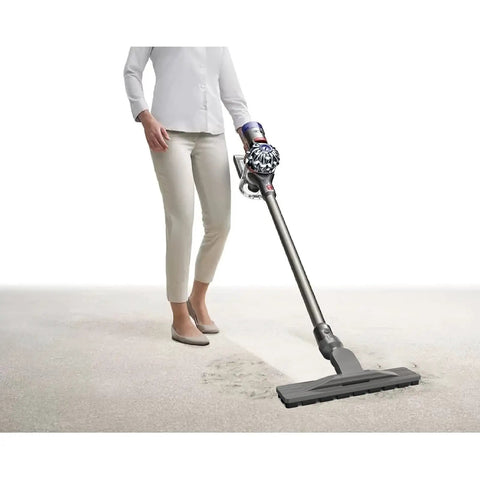 Person using Hardwood Floor Attachment For Dyson V7 V8 V10 V11 Cordless Vacuum Cleaner Built For Dust And Fine Particles Only No Fuss
