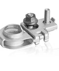 Rock Solid Galvanized Copper Battery Terminal Connector And Cable End with Locking Nuts, single positive terminal design.