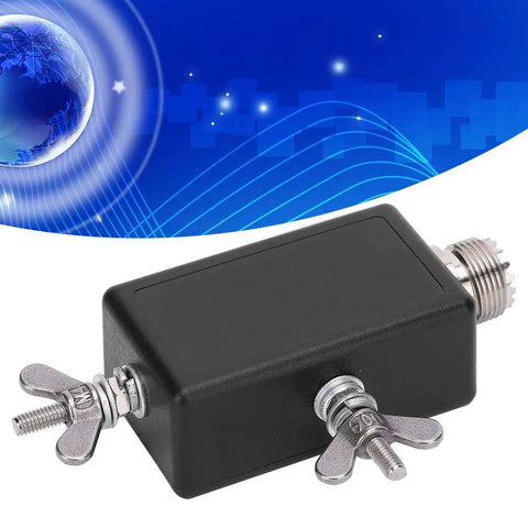 End Fed Half Wave Balun for Ham Radio, Rugged Hard Plastic Shell, 100W SSB Ready, Portable 50 Ohm Antenna Connector