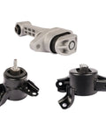 Rock Solid Engine Motor And Transmission Mount Replacement Kit For Hyundai Accent Elantra showing three heavy-duty mounts.