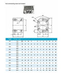 Heavy Duty 1000mm SFU1605 C5 Grade Ballscrew Kit With Nut Housing And Coupler detailed specification drawing and dimensions.