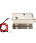DC 12V 1.1A Electromagnetic Solenoid Latch Lock For Cabinet Doors With 11.4mm Stroke And 300g Pull Force, metal housing