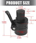 Folding Rod Base Locks Screw For Electric Scooters Replacement Part with dimensions, Premium Aluminum Alloy, E Scooter Folding Hook Accessory.
