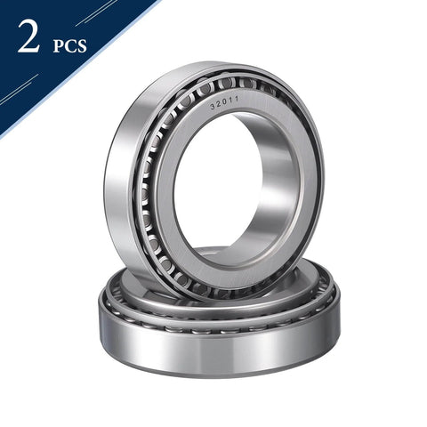32011 Tapered Roller Bearing Cone And Cup Set Ready To Roll 55Mm Bore 90Mm OD 20Mm Cup Width Chrome Steel ABEC 3 in package