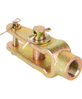 Two Pack Slack Adjuster Kit With Double Pinned Straight Clevis Pins For Air Brake Chambers Five Eighths Inch Threaded Replacements