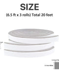 Kick Out Drafts With Premium Heavy Duty Foam Weather Stripping Tape Adhesive Door And Window Seal Half Inch Thick PU Compression Sponge Roll set of three gray foam rolls 20 feet total.