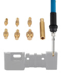Heat Soldering Iron Tips Set For 3D Printing, 936 Universal Insert Tips M2, M2.5, M3, M4, M5, M6, M8 with adapters