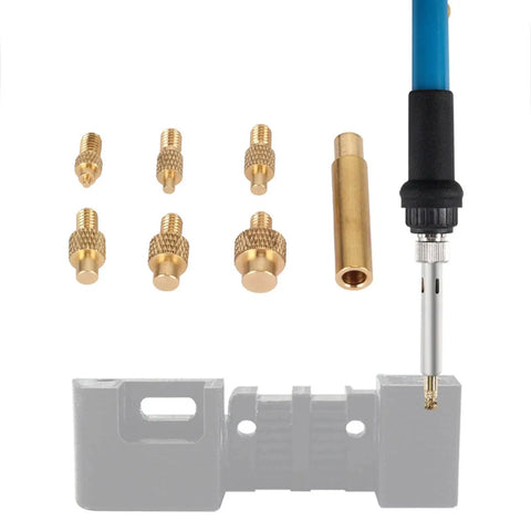 Heat Soldering Iron Tips Set For 3D Printing, 936 Universal Insert Tips M2, M2.5, M3, M4, M5, M6, M8 with adapters