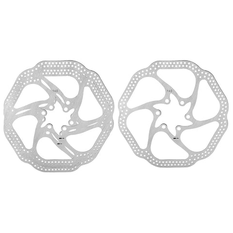 Bombproof Mountain Bike Disc Brake Set featuring 160mm heat resistant rotors, designed for efficiency and durability.