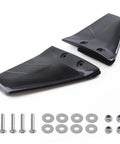 Hydrofoil Stabilizer Kit For Outboard And Stern Drive Boats 4HP To 50HP with screws, washers, and UV resistant ABS build.