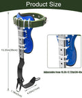Pro Grade Tree Climbing Spikes With Adjustable Climbing Belt Ergonomic Design And Cushioned Foot Straps product size chart