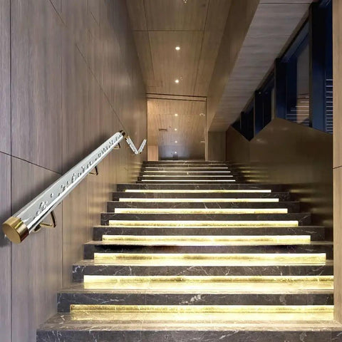 Clear Acrylic Railing Panels With Heavy Duty Silver Brackets Cut To Length From Half Meter On Up For Patios And Stairs Built Tough No Sweat Diy Assembly on modern staircase