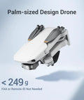 Palm-sized 4K Drone With Camera For Beginners And Adults, 6.2 Mile Transmission Range, 31 Minute Flight Time, Light Under 249g