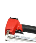 Hella Reliable Oil Free Pneumatic Staple Gun And Kickass Finish Nailer Built Tough with ergonomic grip and magazine details.