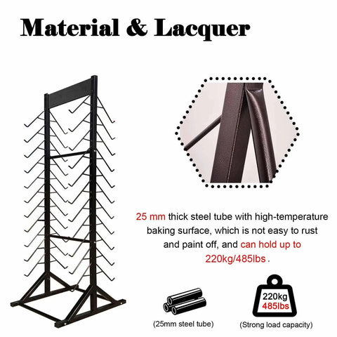 Large Capacity Heavy Duty Rock Solid Sample Rack For Building Materials Tile Display And Skirting Boards Top Shelf Storage Organizer with 25mm steel tube.