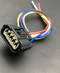 Five Way Harness Connector Plug For Honda Civic 1.5L Turbo Wastegate Actuator Black Fits 2016 2019 Civic Replacement Five Way Socket