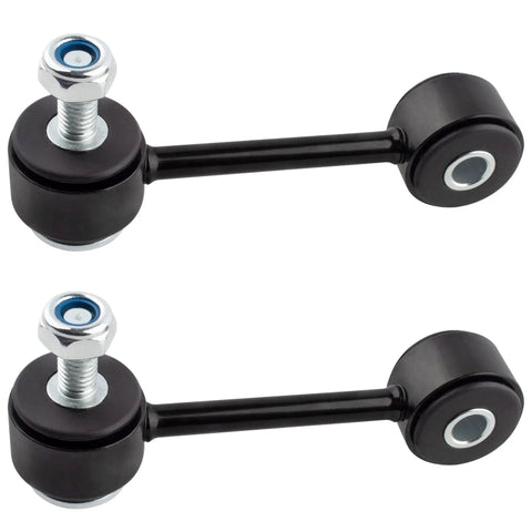 Set Of 8 Front Tie Rods Lower Ball Joints And Sway Bar Links For Volkswagen Beetle 2001 2010 Golf 2003 2006 Jetta 2001 2005 EV400 K90355 K90357 K90715 ES3524 ES3525 Premium Fit And Easy Installation, black sway bar link pair