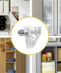 Clear Plastic Shelf Support Pins For Cabinets And Shelves Heavy Duty Wall Mount Pins Strong Load Bearing in various uses