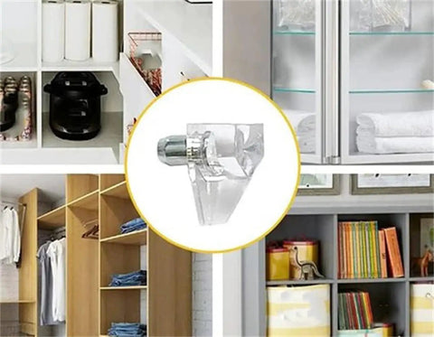 Clear Plastic Shelf Support Pins For Cabinets And Shelves Heavy Duty Wall Mount Pins Strong Load Bearing in various uses