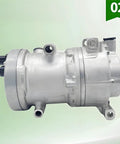 Factory Style Electric AC Compressor Assembly For Toyota BZ4 Hybrid EV Offering ESH34C Build And R134a Refrigerant Flow side view