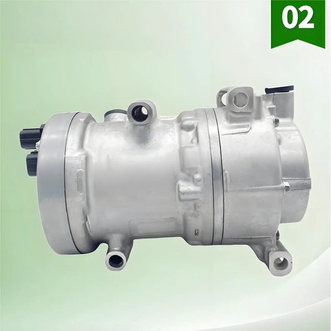 Factory Style Electric AC Compressor Assembly For Toyota BZ4 Hybrid EV Offering ESH34C Build And R134a Refrigerant Flow side view