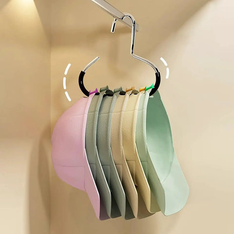 Heavy Duty 2 Pack Hat Organizer For Baseball Caps And Leather Totes Stainless Steel Closet Rack Rust Proof Storage Solution That Handles All Your Hardcore Gear