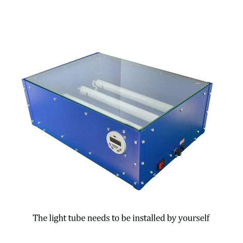 18 By 13 Inch 60W LED UV Exposure Unit With Timed Exposure And Four Light Tubes Silk Screen Printing Light Box