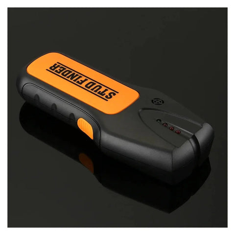 Kickass Dead Accurate Stud Finder And Wall Scanner detects wood, metal pipes, and wires, featuring an ergonomic design for ease of use.