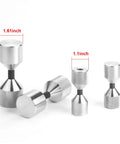 Four Pack Flange Two Hole Alignment Pins Crafted From Premium Stainless Steel Straight Up Durable 1-1/8 In And 1-5/8 In Sizes with 1.1 inch and 1.61 inch options.