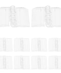 Clear Acrylic Small Folding Hinges 10 Pack For Jewelry Boxes And Display Cabinets Quiet Durable Deformation And Breakage Resistant Lightweight Compact Easy DIY Cabinet And Craft Hinges.