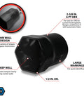 One Half Inch Drive Hex Lock Nut Socket For Wheel Bearing Locknuts Two And Three Eighths Inch Fits Auto Repair Pros And DIYers