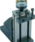 Premium Heavy Duty Mini Vertical Milling Slide For Lathe Tool Post Cross Slide Rack with adjustable height controls.