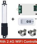 Mini Electric Telescopic Linear Actuator 12V With 10mm 30mm 50mm And 150mm Stroke Micro Solenoid Actuator High Precision Smooth Motion Ideal For Industrial Automation Repetitive Linear Movement DIY Projects with 2.4G WiFi Controller and brackets