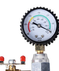 Pressure gauge on Vacuum Coolant Refiller Pro Grade Kit For Automotive Cooling System Pneumatic Vacuum Purge Tool.