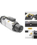 Top Shelf 9 Kilowatt Atc Iso30 Air Cooled Spindle Motor With Automatic Tool Changer For Cnc Woodworking Routers 24000 Rpm dual voltage main view.