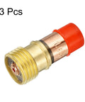 Gas Lens Collet Body 17GL116 One Sixteenth Inch TIG Welding Torch Consumables Kit for WP17 WP18 WP26 Series, close-up view
