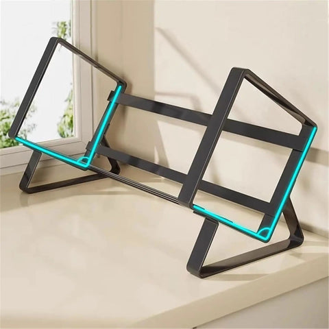 Open Iron Desk Bookcase With Industrial Style Heavy Duty Metal Shelf Rack For Home Office Large Capacity Open Shelving Organizer For Books Decor And More Must Have