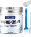 High-Performance Medium Viscosity Damping Grease with tools, 100g for washing machines, suspension rods, and shock absorbers use.