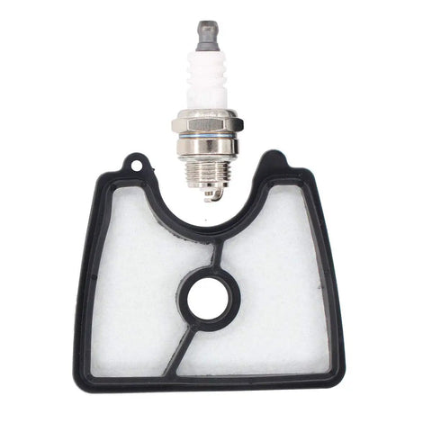 Fuel Line Filter Grommet Primer Bulb Kit Spark Plug For Husqvarna 125B 125BX 125BVX Handheld Leaf Blower Replacement Part