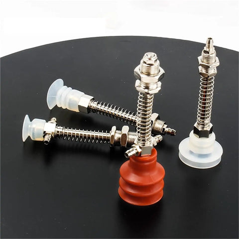 Buy This Awesome 100 Piece Bulk Pack Of Durable Silicone Pneumatic Suction Cups Perfect For Injection Molding Machine Automation. These High Quality Vacuum Grips Feature An 8mm Mounting Hole And Are Made From Tough Rubber For Reliable Performance In - various silicone suction cups with metal connectors.