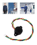 Ultra Accurate Distance Sensor Rangefinder Module With Auto UART Control 3.3V To 5V for detection, showing wiring and design.