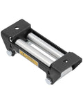 Universal Winch Roller Fairlead 165mm 6 Point 5 Inch For ATV UTV Side By Side Cable Guide Beefy Steel Construction 4000 To 5500 Lbs Load Capacity Ideal Off Road Recovery Reduces Cable Kinks black steel roller fairlead