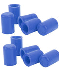 10 Pack Silicone Intake Vacuum Hose Caps For 16mm Car Vacuum Lines Durable Universal End Caps Blue High Build Quality Silicone Hose Covers